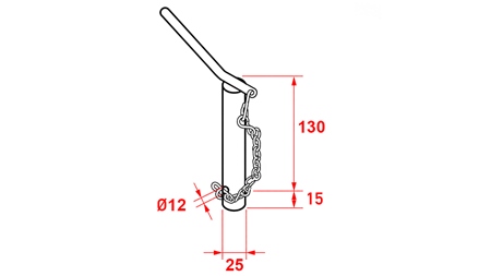 SAFETY PIN 25MM L130
