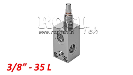 REGULATOR CIŚNIENIA HYDRAULICZNEGO VMP 3/8 100-350 BAR - 35LIT