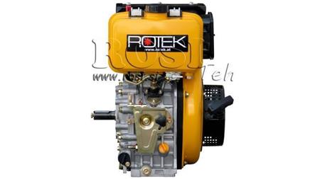 motor diesel 306cc-4.5kW-3,600 RPM-H-KW25x63-începere manuală