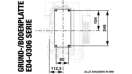 motor diesel 306cc-4.5kW-3,600 RPM-H-KW25x63-începere manuală