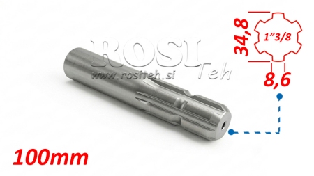 ADAPTATOR P.T.O. 13/8 L=100