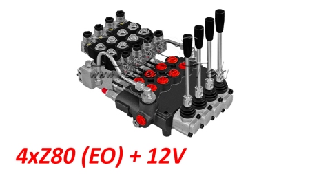 HIDRAVLIČNI VENTIL 4xZ80 - EO+12V