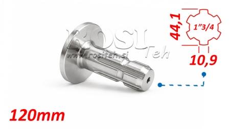 KARDANSKI NASTAVEK S PRIROBNICO 1-3/4 (120 mm)