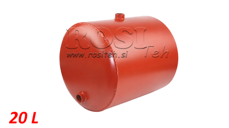 KOVOVÁ NÁDOBA 20 LITRŮ KULATÁ Φ 300MM - VÝŠKA 330MM