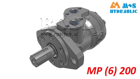 HIDRAULIKUS MOTOR MP 200 cc - 6 FOG