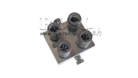 MULTI-FASTER KOBLING 4veier BSP1/2 NY TYPE KOBLINGSDEL