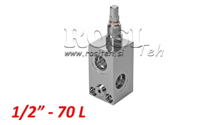 HYDRAULISK TRYKREGULATOR VMP 1/2 10-180 BAR - 70LIT