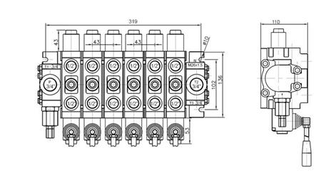 HYDRAULIKVENTIL 6xPC70