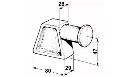 ZÁVER BOČNÍC TIP CIERE MALE