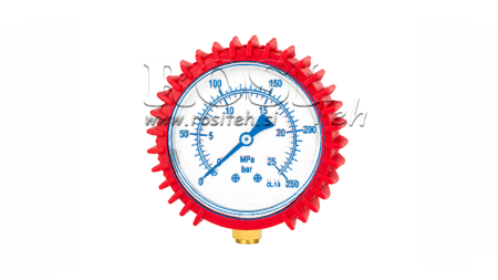 GUMMISCHUTZ FÜR MANOMETER DN63 - ROT