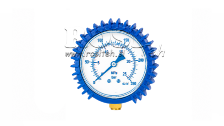 GUMMISCHUTZ FÜR MANOMETER DN63 - BLAU