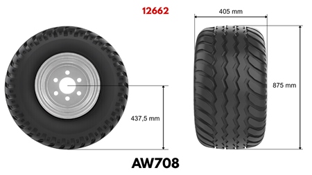 400/60-15,5 GUMI AW708 (16 PR) FELNIVEL 13,00 x 15,5