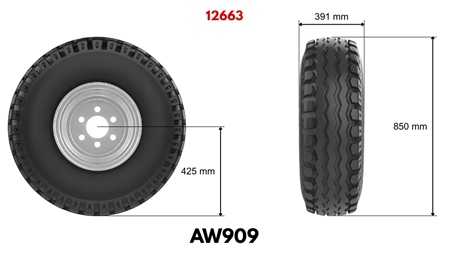 GUMA 15.0/55-17 AW909 14pl SA FELGOM 13,00X17