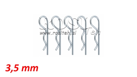 SAFETY CLIP SET SINGLE Φ 3.5 MM (5PCS)