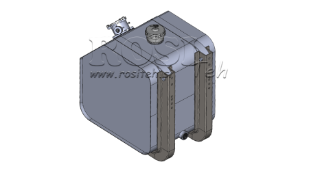 REZERVOR METALIC SUPERIOR 250 LIT 600X600X800MM