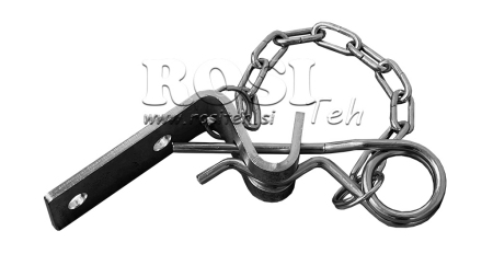 HOLDER FOR HYDRAULISK TOPPSTAG MED KJEDE OG LÅSESPLINT