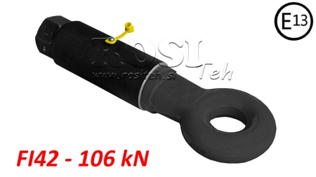 GANCHO GIRATORIO FI42 106kN (CERTIFICADO E13)