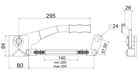 SCHPERRHEBEL LINKE SEITE