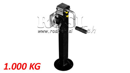 GEWINDE STÜTZBEIN MIT FLANSCH 350mm - 1.000kg