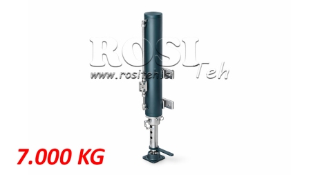 PIEDINO DI SUPPORTO IDRAULICO A DOPPIO EFFETTO (Φ105x750 mm) - CORSA 500 mm - 7.000 kg