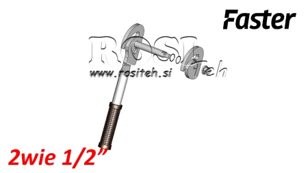 HÅNDTAG TIL MULTI-FASTER 2VEJS 1/2 FAST DEL