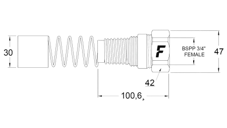 HUNN HURTIGKOBLING FOR MULTI-FASTER 3/4 FAST DEL