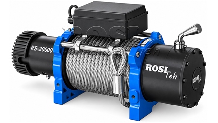 24 V ELEKTRISCHE SEILWINDE RS-20000 - 9100 KG - STAHLSEIL - ECO