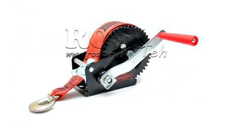 WINCH MANUAL DWK 16 - 725 kg - CINTA SINTÉTICA