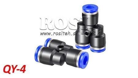 CONECTOR PNEUMATIC PLUG Y TPA FĂRĂ FILET QY-4