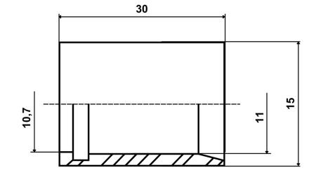 SCHLAUCHSCHELLE FÜR PTFE-SCHLAUCH SAE100 DN6 (1/4)