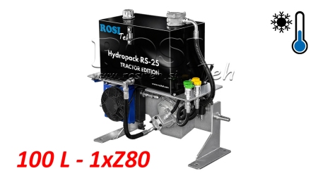 HYDRAULISCHER TRAKTORAGGREGAT KAPAZITÄT 100 lit DURCHFLUSS 53 lit/min 1 X Z80 - MIT ÖLKÜHLER