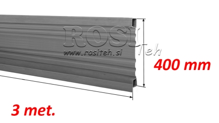 TRAILER SIDE PANEL 3 MET. - HEIGHT 400 MM