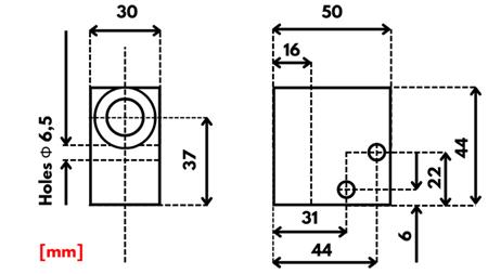 GEHÄUSE FÜR 2-WEGE HYD. VENTIL REXROTH 3/8 40-LIT