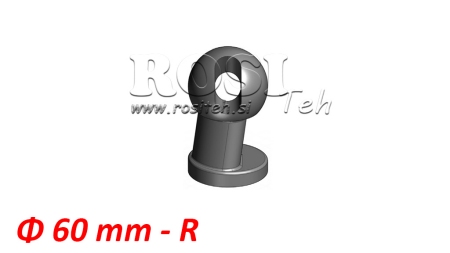 BOLA BASCULANTE DA CAÇAMBA Φ 60 TRASEIRA DIREITA