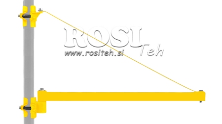 Svingarm for elektrisk vinsj DWI 750 mm 1000 kg