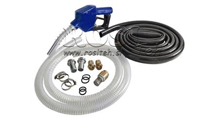 DIESELKRAFTSTOFFPUMPE 600W 40 l/min MIT ZÄHLER UND ABGABEPISTOLE