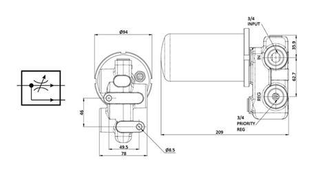 HYDRAULINEN VENTTIILI 3/4'' 120Llit 420 BAR - VIRTAUKSEN SÄÄTÖ 0.5-60lit/min