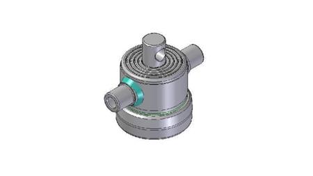 6001F -TELESKOPZYLINDER STANDARD/LOCH 6 STUFEN HUB 450 FI 124