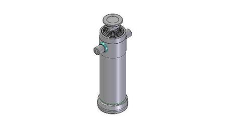 6011S -TELESCOPIC CYLINDER STANDARD/BALL 6 STUFEN HUB 2557 DURCHMESSER 152