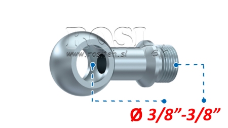 HYDRAULIC FITTING EYE 3/8