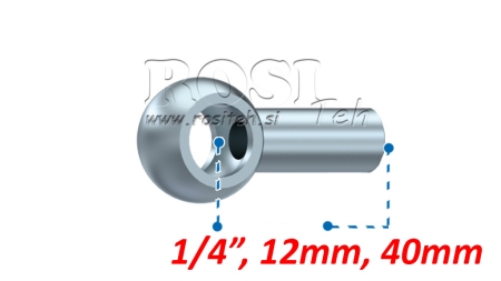 METALLSCHLAUCH BANJO 1/4 40mm