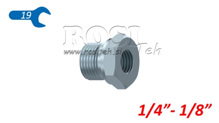 HIDRAULIKUS ADAPTER KÜLSŐ-BELSŐ 1/4- 1/8