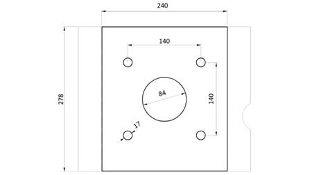 KIVENPOIMIN BSG 400 TG 1000 kg - 1100 mm
