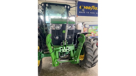 UNIVERSAL KIT FRONT HYDRAULICS CAT. 2 FOR TRACTOR 1500 KG - GREEN (RAL 6001)