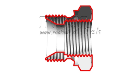 HIDRAVLIČNI ADAPTER MOŠKI-ŽENSKI 3/4-1/2