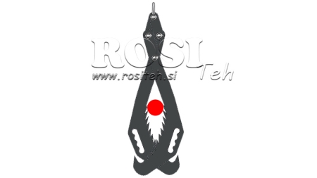 RUKOVATÉ LESNÍCKE ZÁVITOVÉ CHAPADLÁ HD70 (700 MM) - LAKOVANÁ