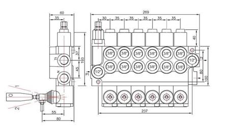 SOUPAPE HYDRAULIQUE 6xP40