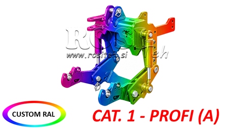 UNIVERSAL KIT FRONT HYDRAULICS CAT. 1 - PROFI AUTOMATIC FOR TRACTOR 800 KG (RAL OF YOUR CHOICE)