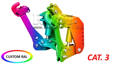 UNIVERSAL KIT FRONT HYDRAULICS CAT. 3 FOR TRACTOR 2500 KG (RAL OF YOUR CHOICE)