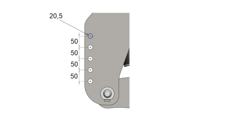 UNIVERSALE FRONTHYDRAULIK KAT 2 FÜR TRAKTOR 1500kg - GRÜN (RAL 6001)